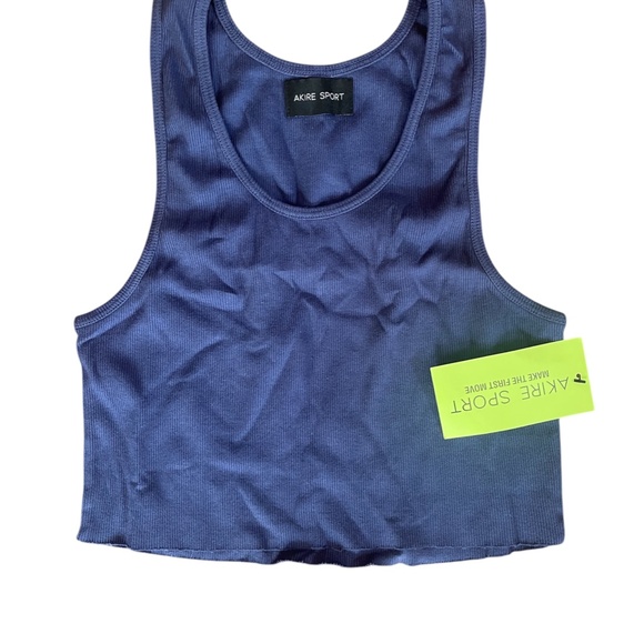 Akire Sport The Perfect Tank Vintage Navy Size X-SMALL NWT - Picture 1 of 2